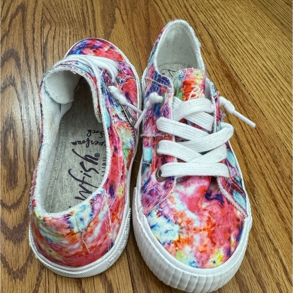 Multicolor Blowfish tennis shoes, size 6 - Picture 4 of 4